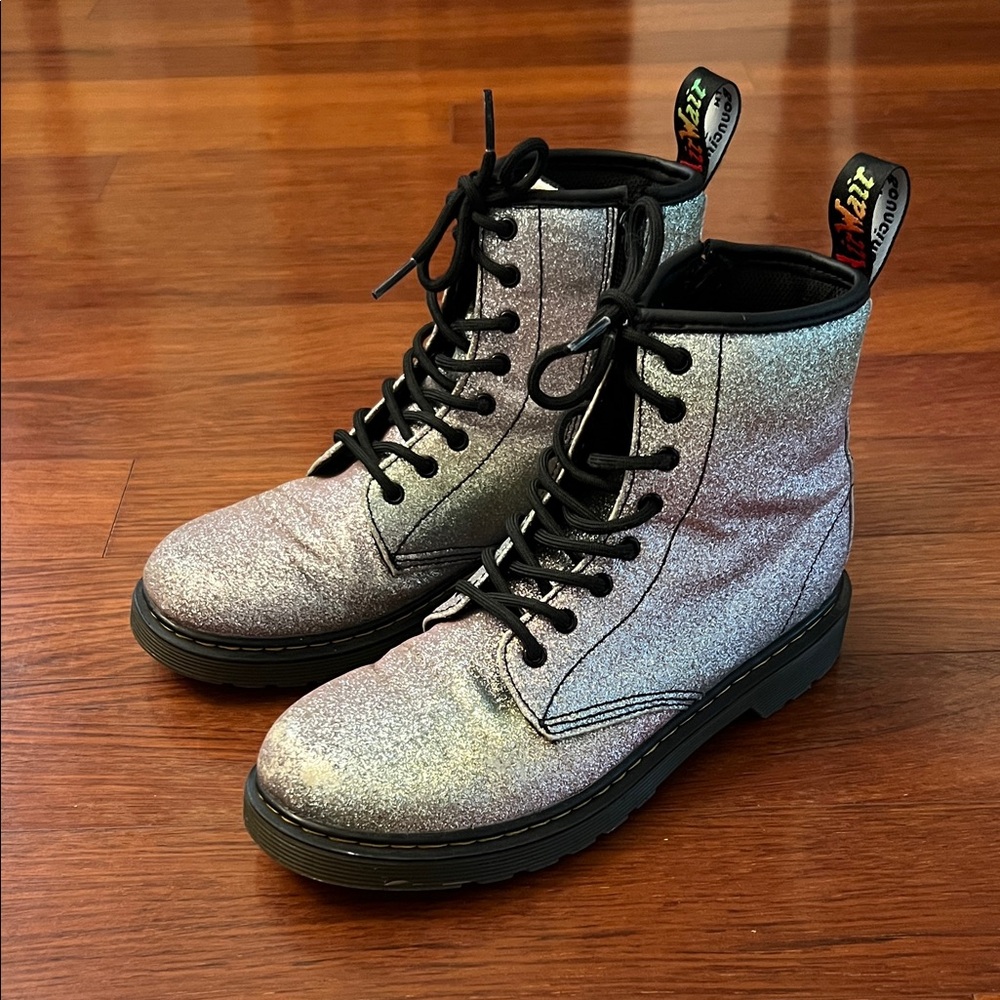 Dr. Martens Rainbow Glitter Boots